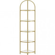 Gold corner shelf