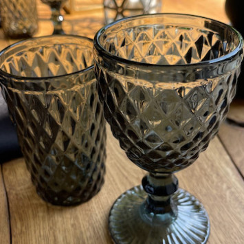 Soft drink glass - gray