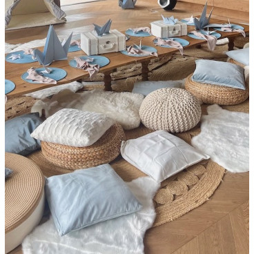 Lightblue pillowcase