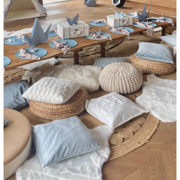 Lightblue pillowcase
