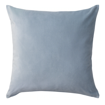 Lightblue velvet pillowcase