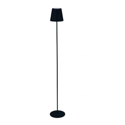 LED lampa stojacia čierna
