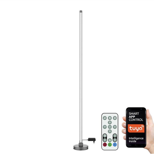 LED lampa tyčová čierna