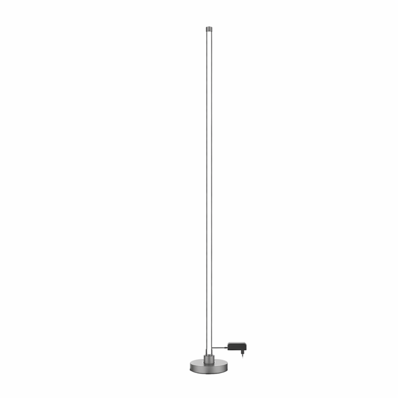 LED lampa tyčová čierna