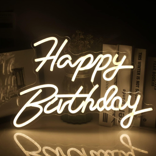 LED sign Happy Birthday