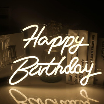 LED sign Happy Birthday