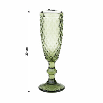 Champagne glass - gray