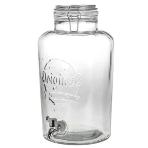 Lemonade dispenser with tap + black base