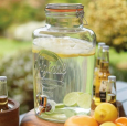 Lemonade dispenser with tap + black base