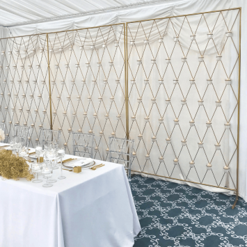 Candle wall - gold