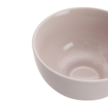 Bowl on a foot - light pink