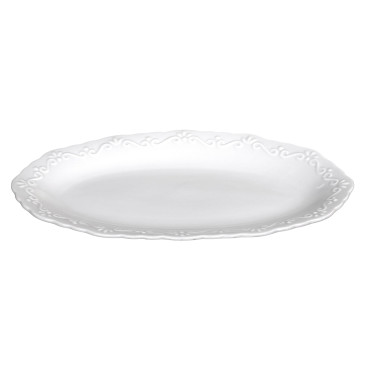 Oválny podnos porcelánový