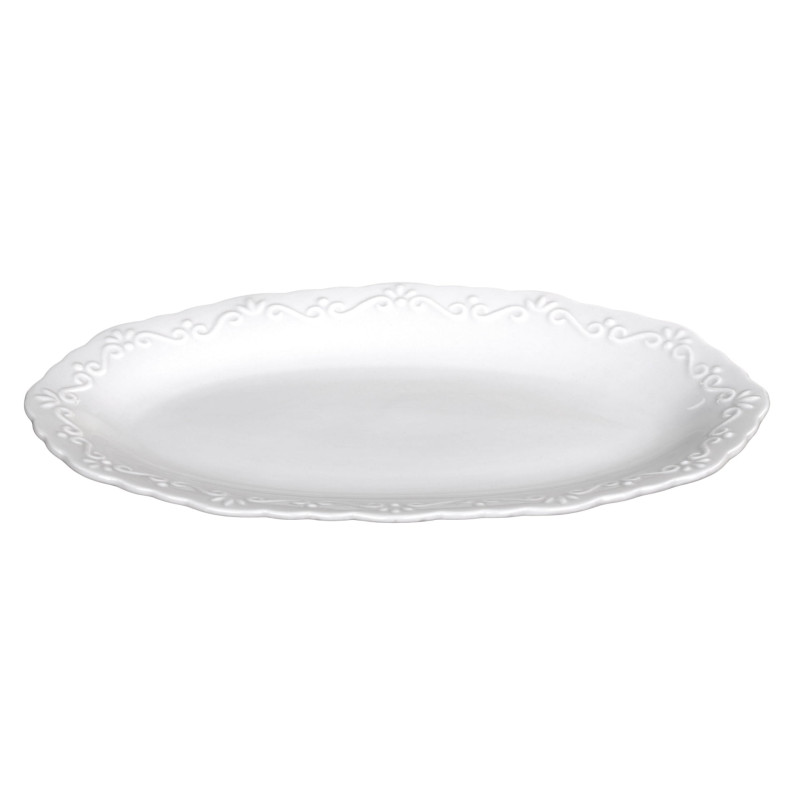 Oválny podnos porcelánový