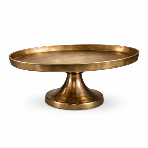 Oval tray on a leg