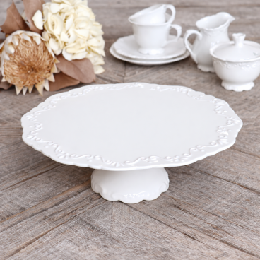 Stojan na tortu porcelánový