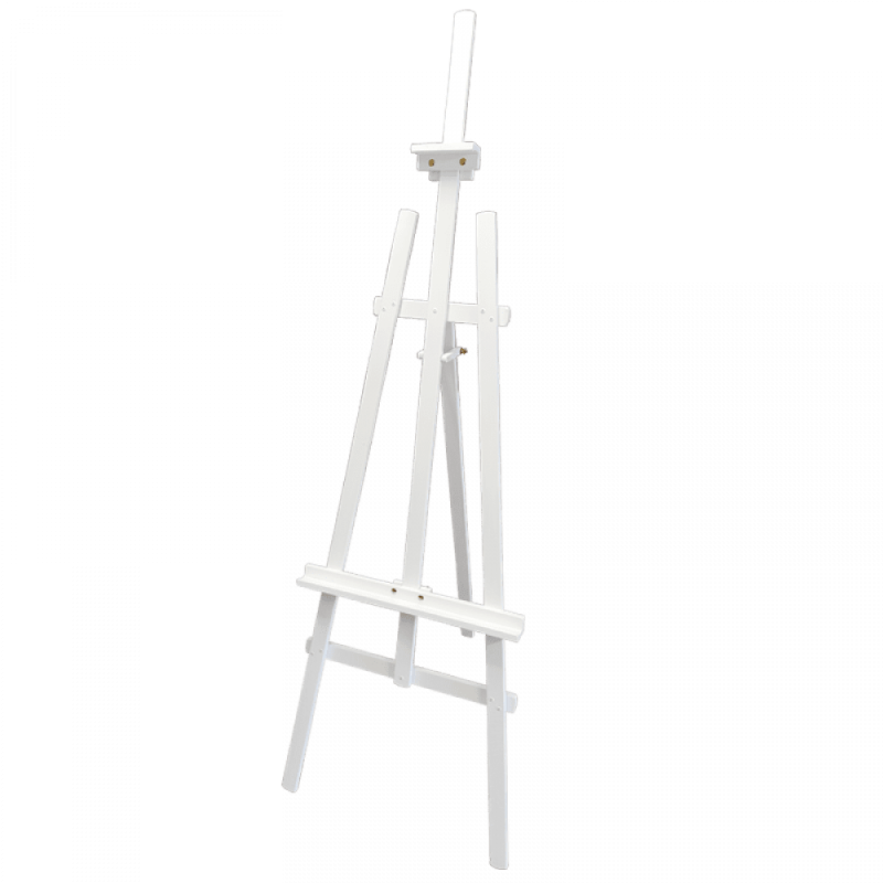 Wooden stand white