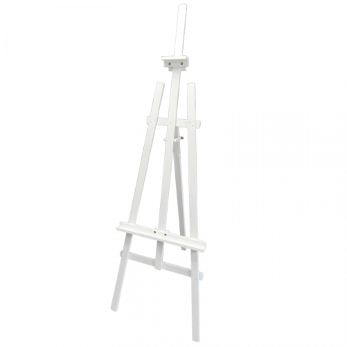 Wooden stand white