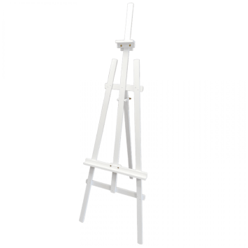 Wooden stand white