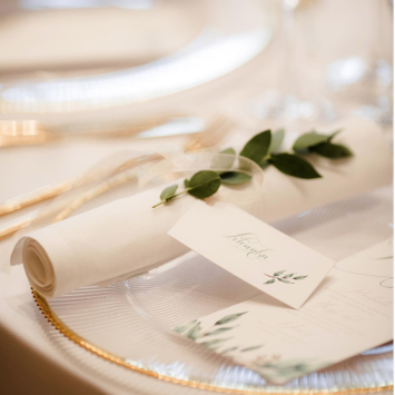 White napkin