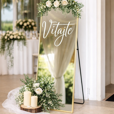 Oval Mirror Gold