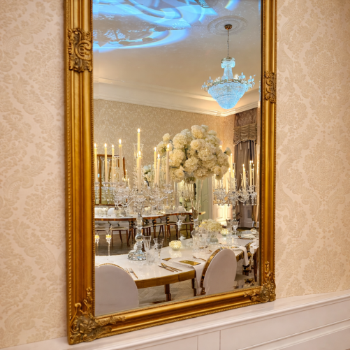 Mirror gold frame - large