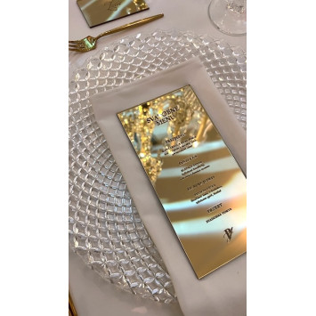 White velvet napkin