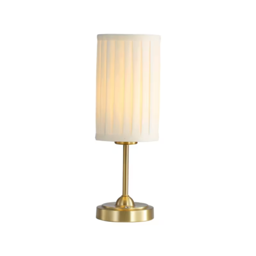 LED lamp white gold smooth