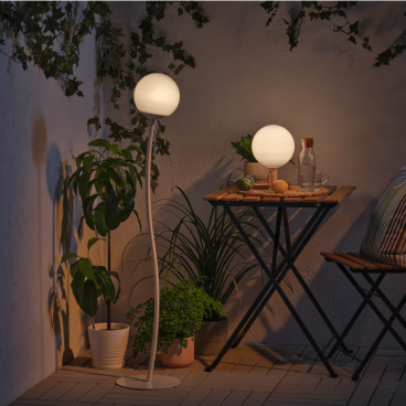Stojacia lampa solárna