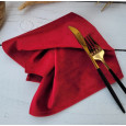Red napkin