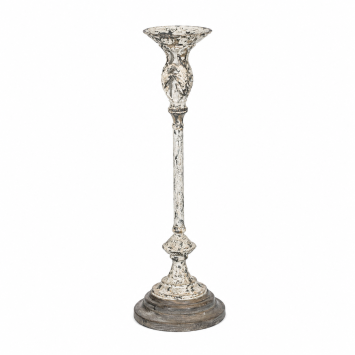 Vintage wooden pedestal - low