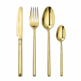 Gold cutlery (set) Gold cutlery (set)