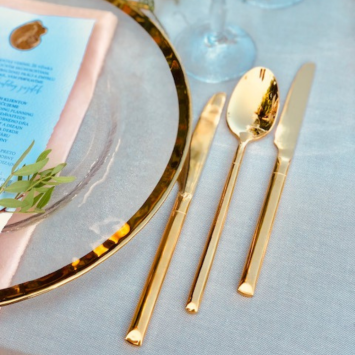 Gold cutlery (set)