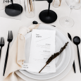 Black cutlery (set)