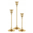 Golden Candle Holders - Trio