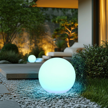 Solárna lampa - Guľa