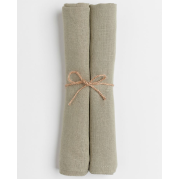 Príručník ľan sage green