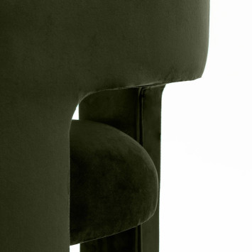 Moss green armchair