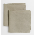 Príručník ľan sage green
