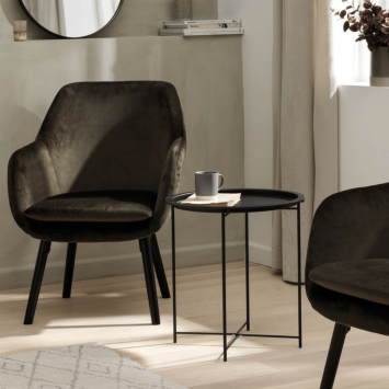 Black table