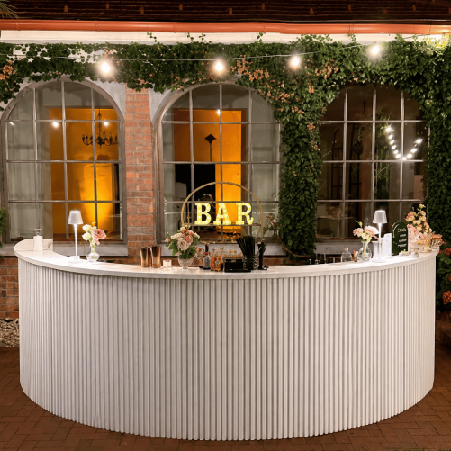 White round Bar - quadrant