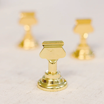 Gold Name Tag Holder