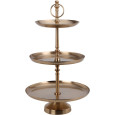Brass 3-tiered stand
