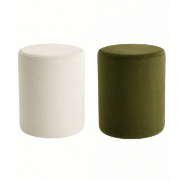 Velvet pouf - smaller