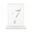 Glass number board