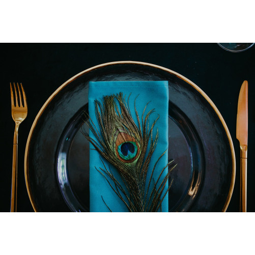 Teal napkin