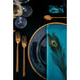 Teal napkin