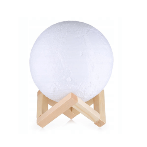 Lampa mesiac - biela (na batériu)