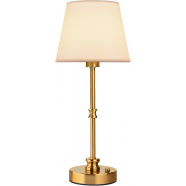 LED lamp white gold smooth