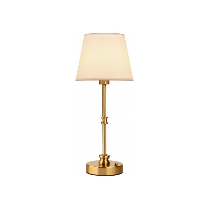 LED lampička bielo zlatá hladká
