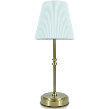 kópia z LED lampička bielo zlatá vrúbkovaná